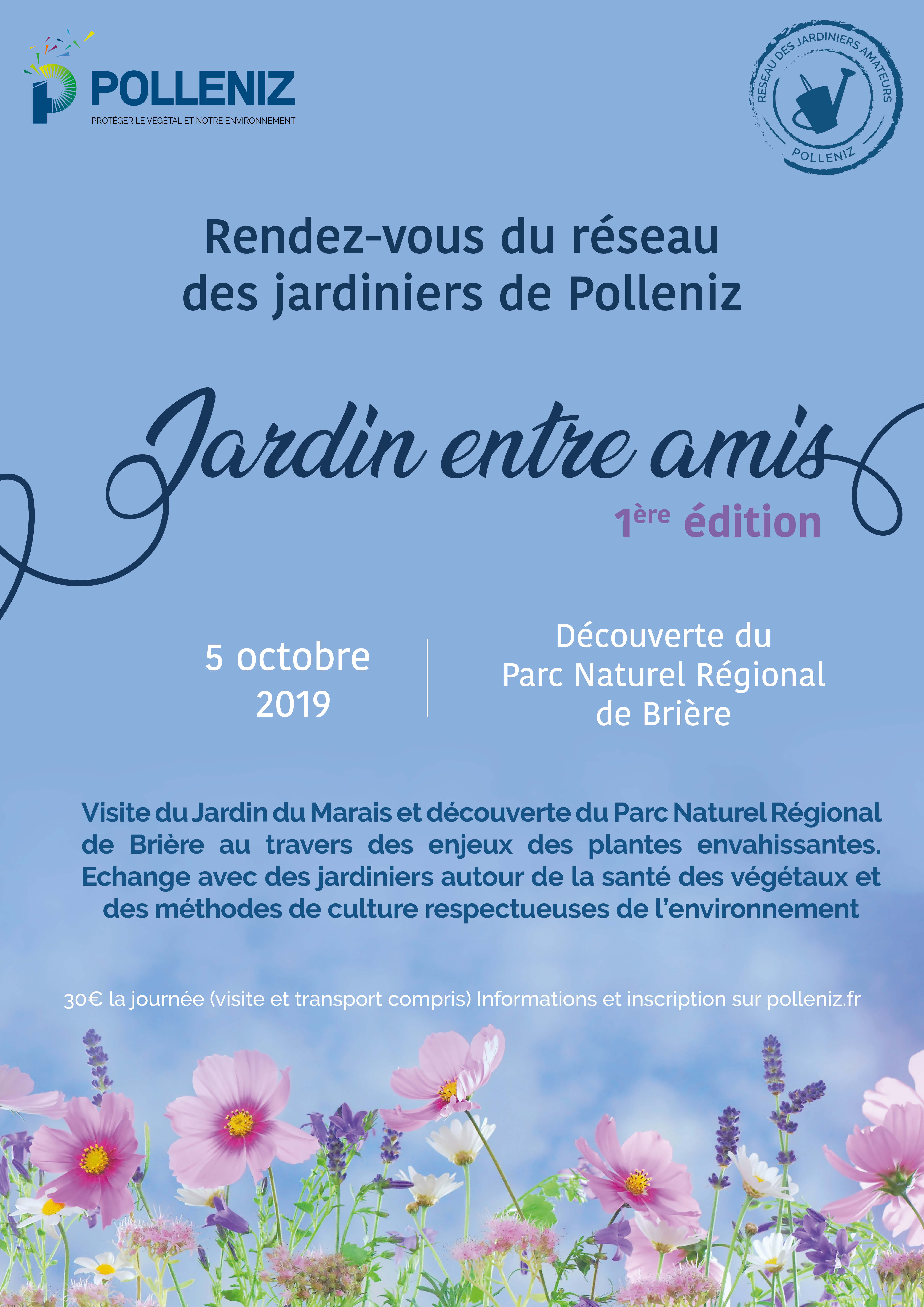 Jardin entre amis – Découverte du Parc Naturel Régional de Brière le 5 octobre 2019